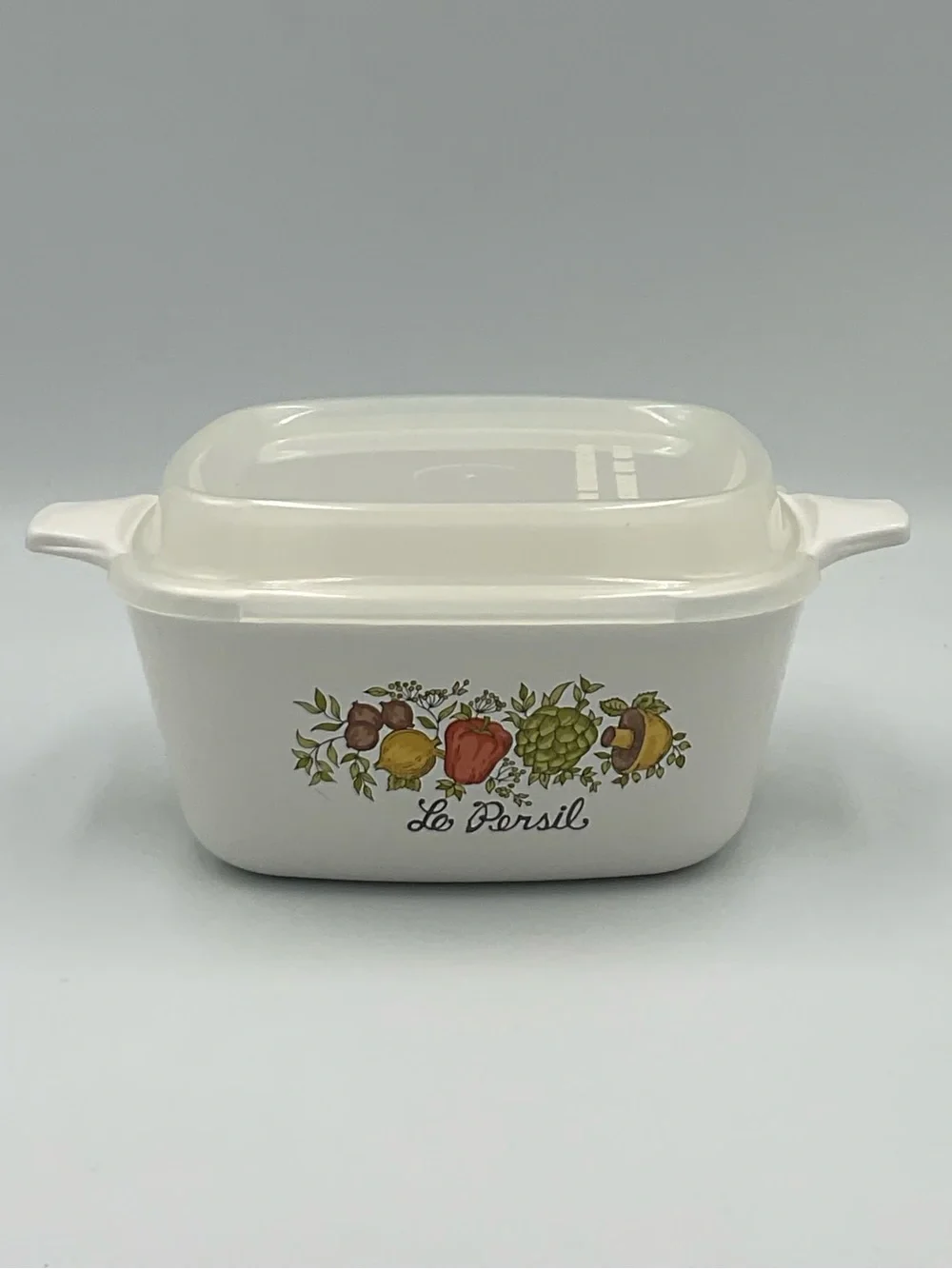 Corningware Spice of Life “Le Persil” 2 3/4 Cup  Petite Casserole w/ Plastic Lid